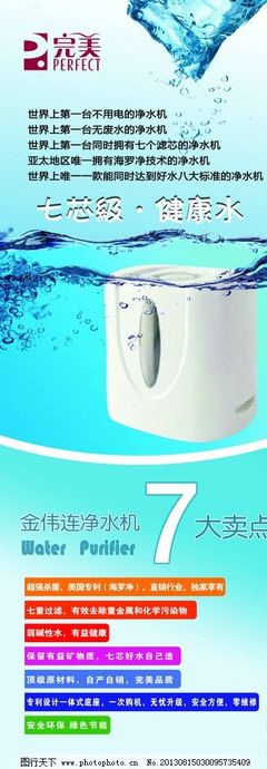 凈水機(jī)宣傳海報